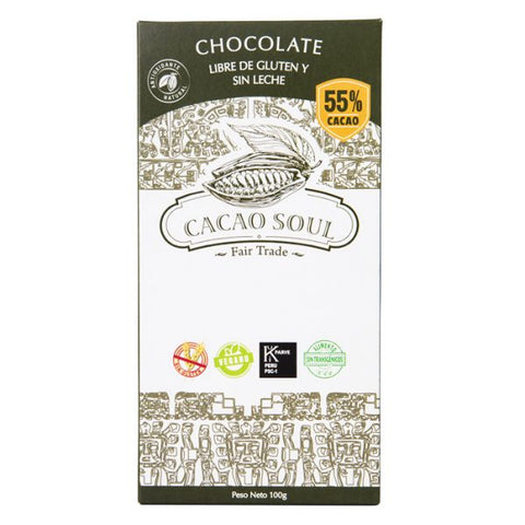 Barra de Chocolate 55% Cacao