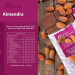 Barra Chocolate Almendra 40g