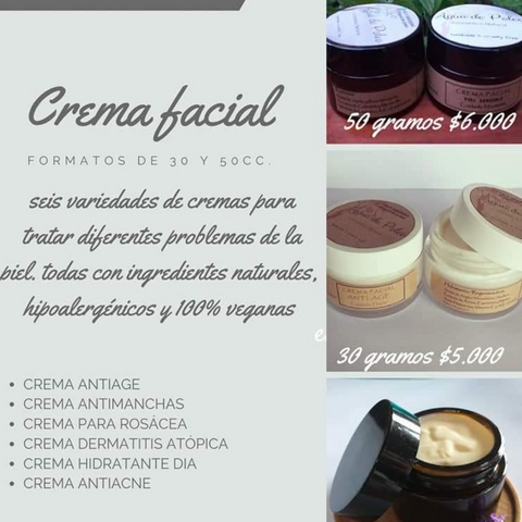 Cremas Faciales Agua de Poleo 60gr